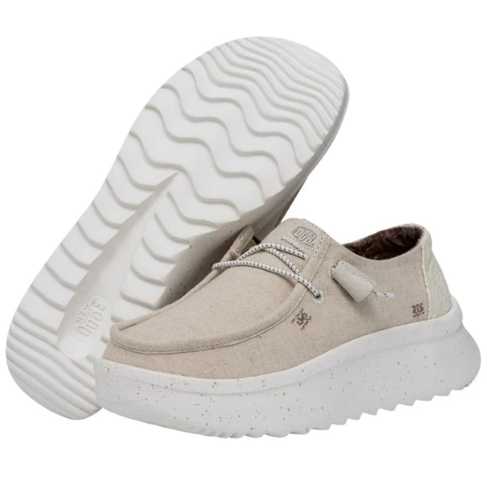 Hey Dude Wendy Peak Chambray - Cream 10